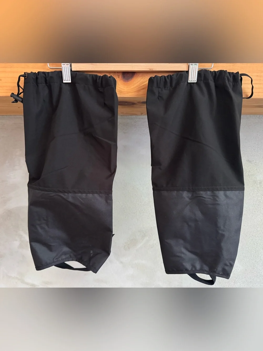 Samstrong Waterproof Hiking Gaiters Black Trail Leg Covers